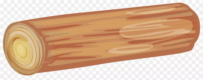 木材清漆圆柱形木片