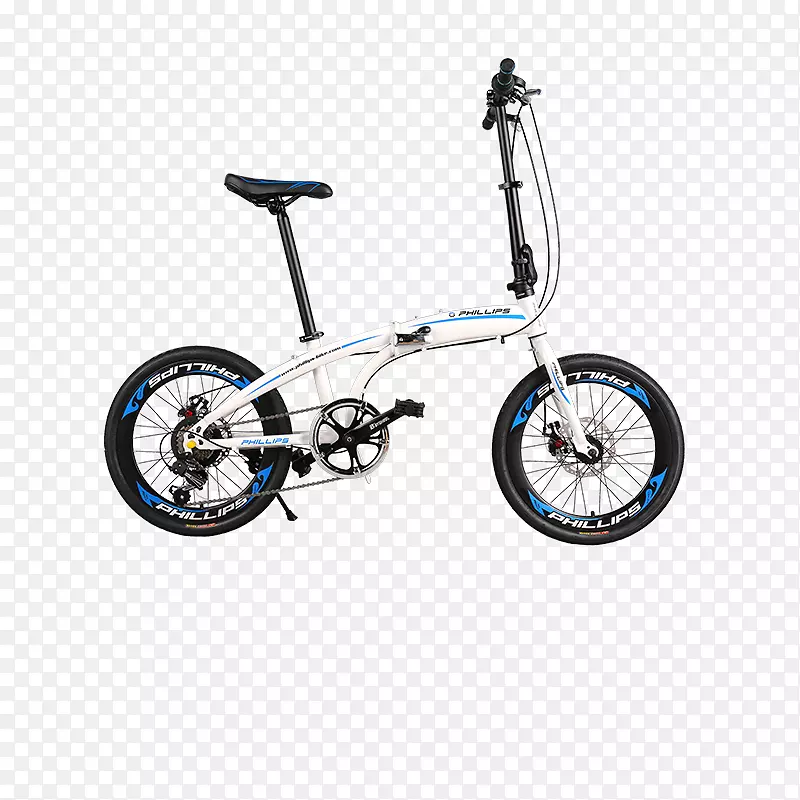 折叠自行车电动自行车山地自行车履带自行车-白色自行车