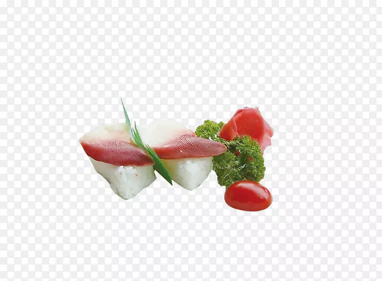 寿司草莓红生水果寿司
