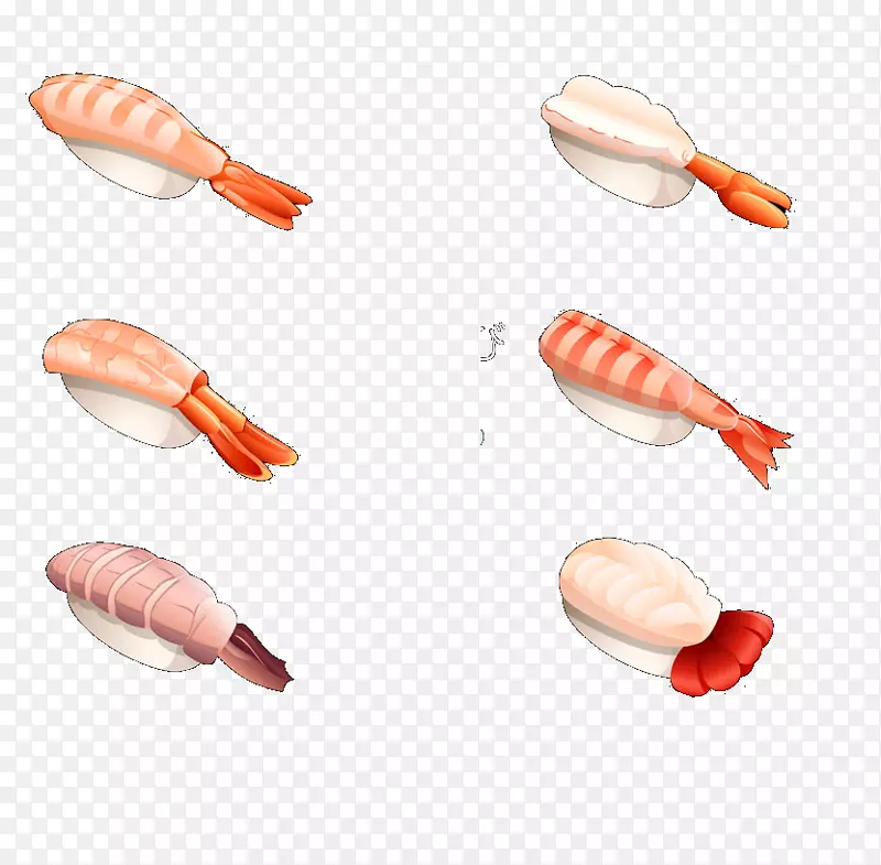 寿司蟹虾-卡通寿司