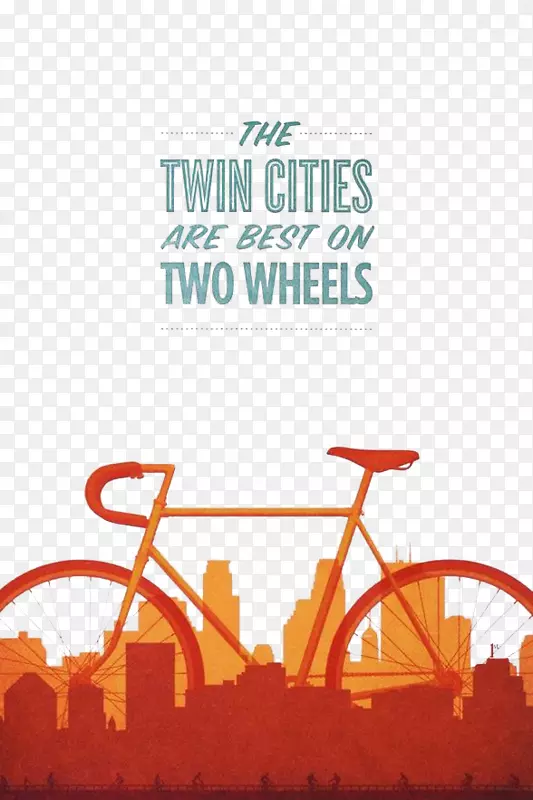 海报模型平面设计自行车-自行车