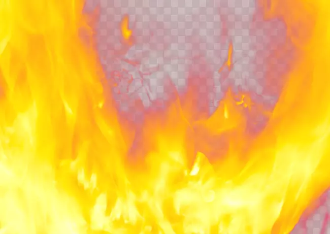 火焰黄色天空电脑壁纸-火焰