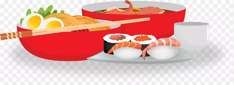 寿司面食亚洲菜自助餐菜面条寿司