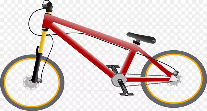货运自行车山地自行车剪贴画-自行车，山地车，自行车