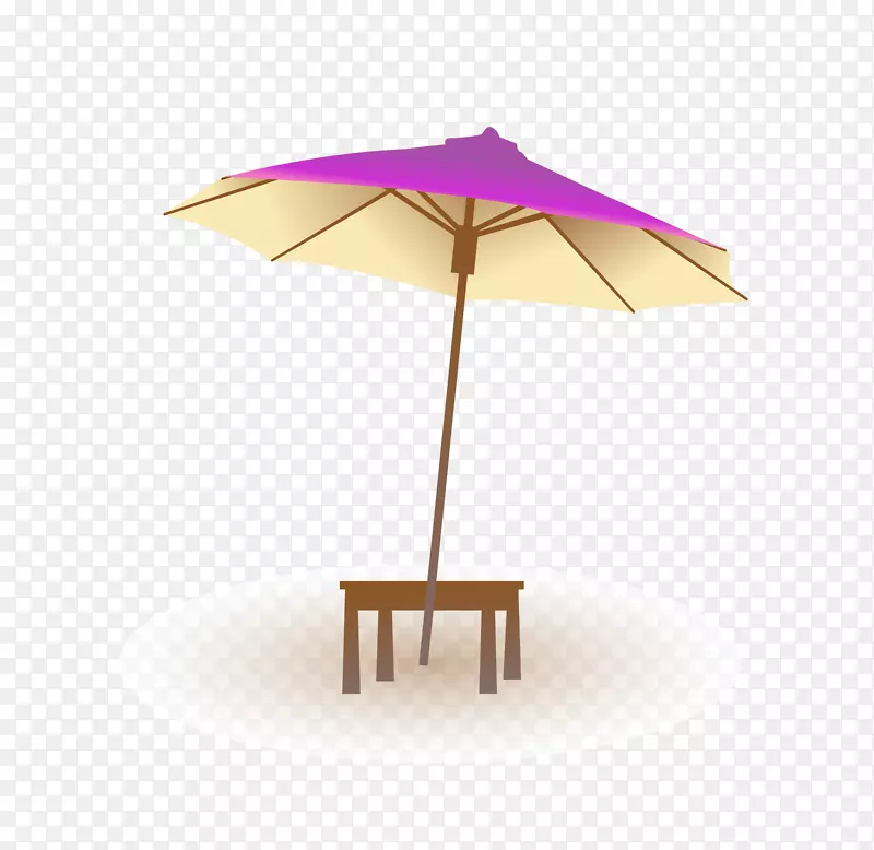 沙滩伞-大沙滩椅元素