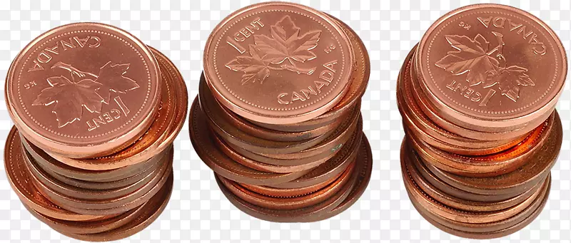 货币铜堆硬币