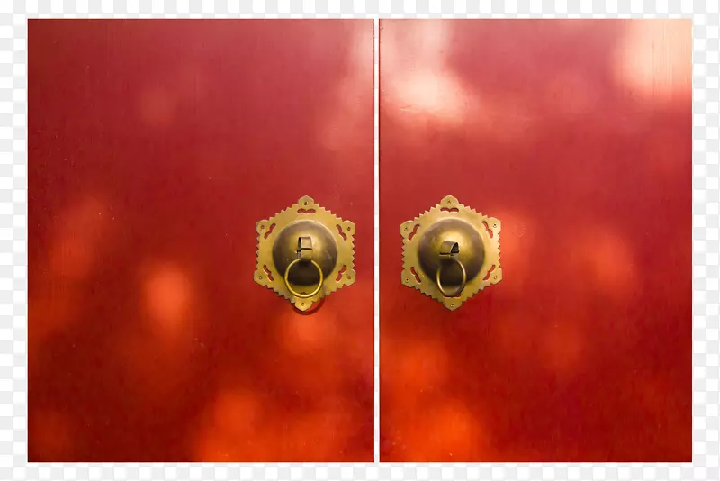 门把门面-以六角形门把、大红门面为特色