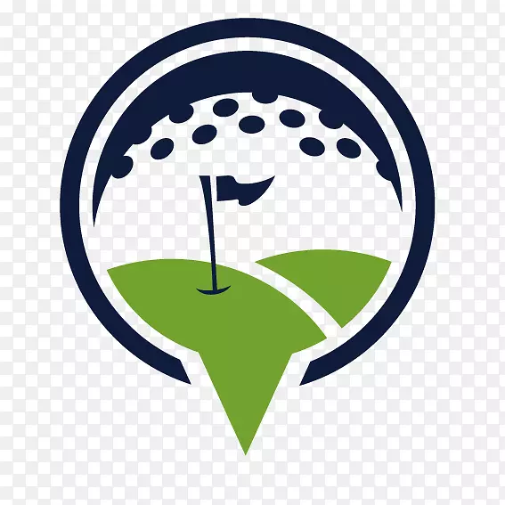 高尔夫球场标志皇家推举果岭-创意旅游标志