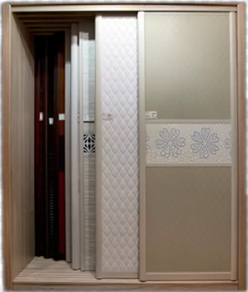 衣柜门Garderob橱柜-漂亮的滑动门衣柜