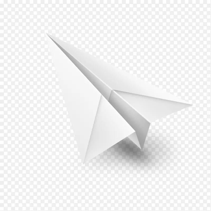 折纸角图案纸飞机模型