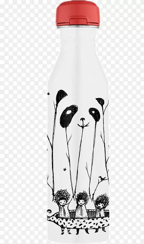 大熊猫t恤熊床底无线熊猫品牌个性瓶