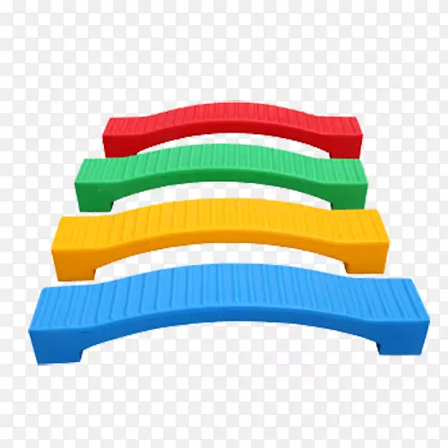 塑料儿童平衡木玩具阿里巴巴集团桥式五颜六色平衡模型