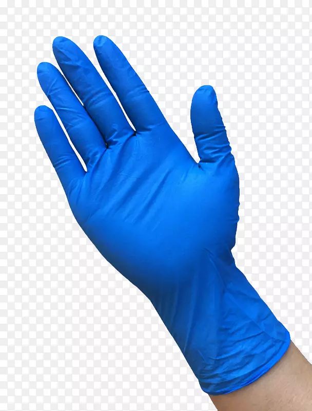 医疗手套设计师一次性蓝色干净手套