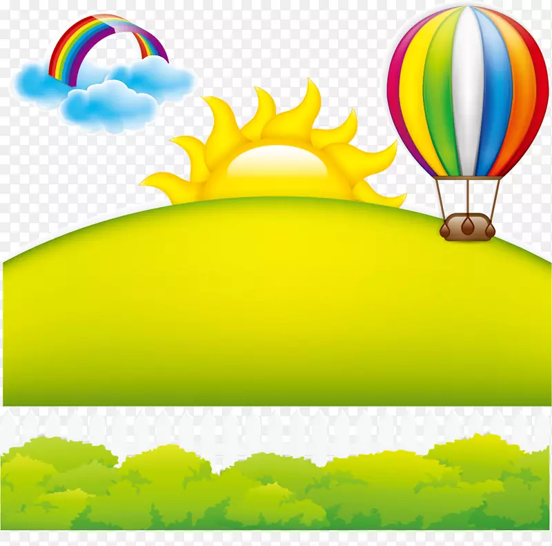 海报彩虹气球-太阳能热气球彩虹海报材料