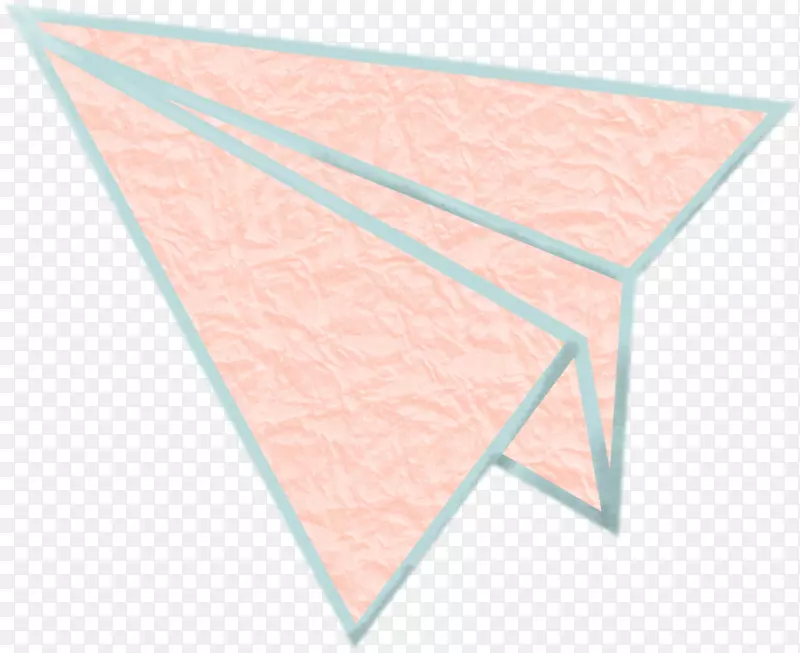 三角地板图案纸飞机