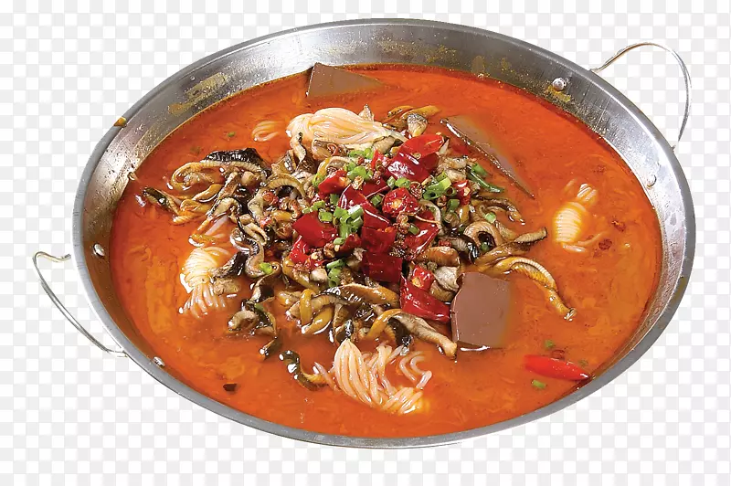 拉克萨红咖喱印度菜菜鸭鳗鱼