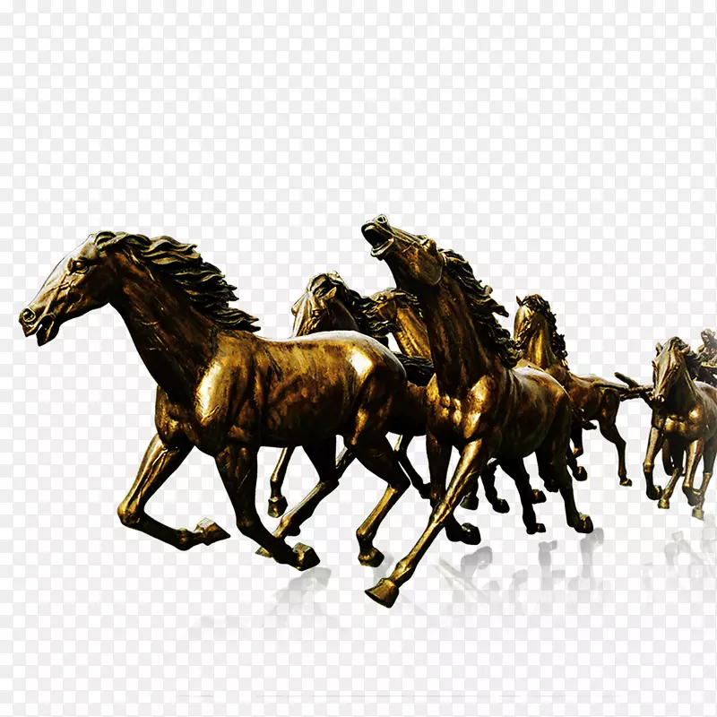 模板海报谷歌图片-青铜马