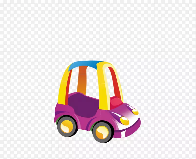 玩具三轮车游戏剪辑艺术卡通车