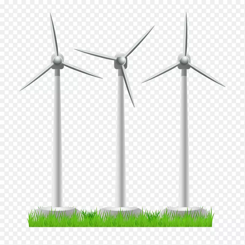 风车能源、风力涡轮机-能源与环境保护