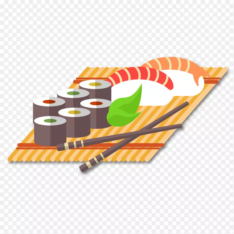 日式料理寿司炸鱼生鱼片