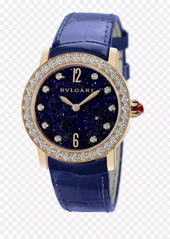 宝格丽手表表带珠宝手袋蓝宝石女式钻石手表宝格丽手表
