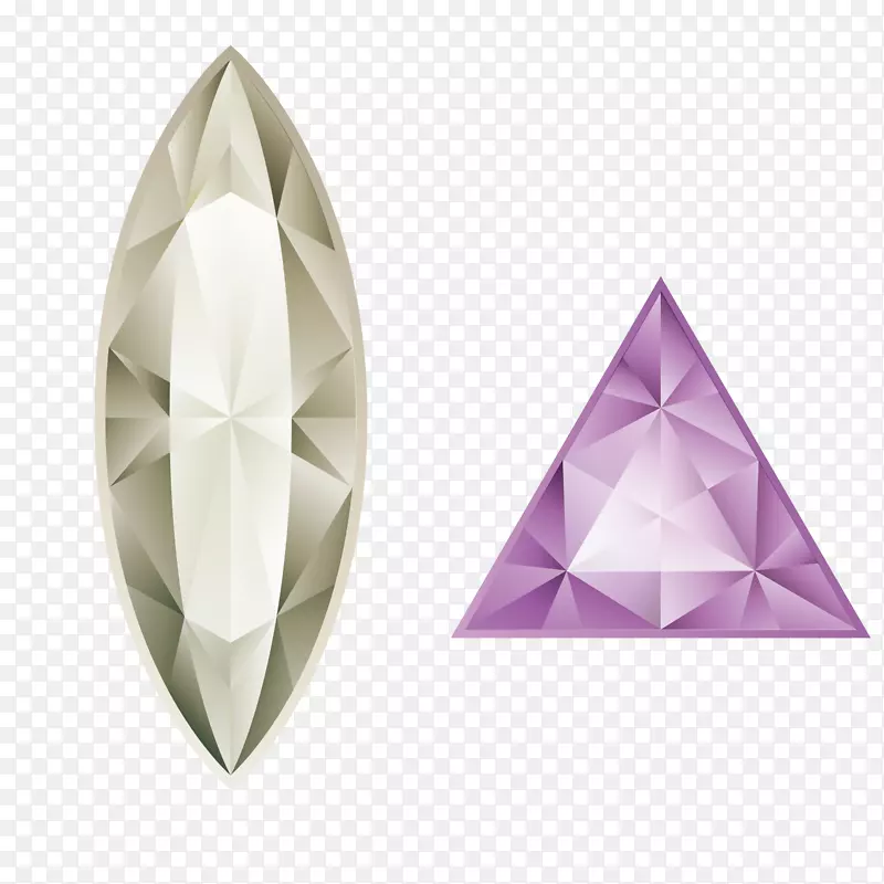 石英三角晶体