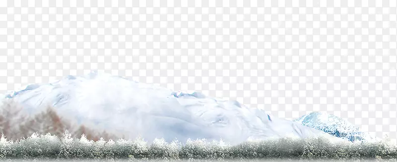 北极冰帽图片天空壁纸-白色雪
