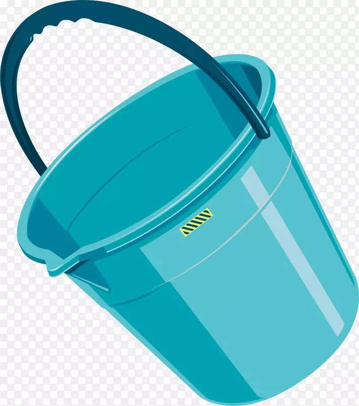 蓝色桶塑料卡通-蓝色卡通桶