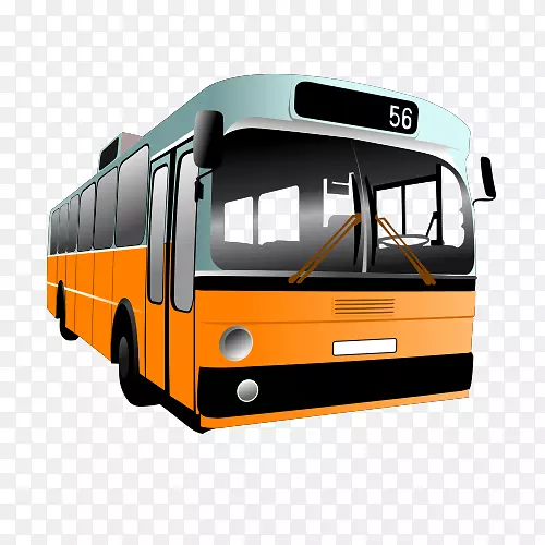 巴士专利费-免费巴士剪贴画-大型黄色巴士