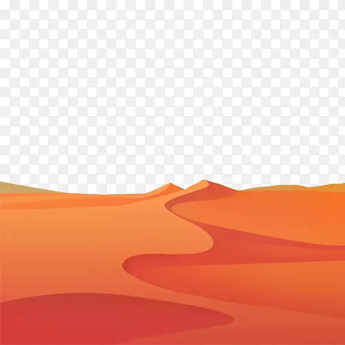 天空生态区壁纸-简单的彩色沙漠