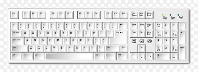 电脑键盘笔记本电脑png图片材料平板电脑键盘