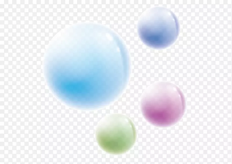球形壁纸-彩色气泡