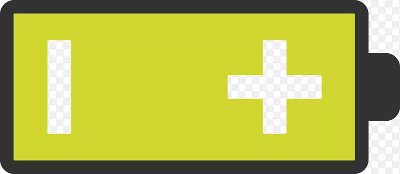 品牌标志黄色字体-绿色电池图标
