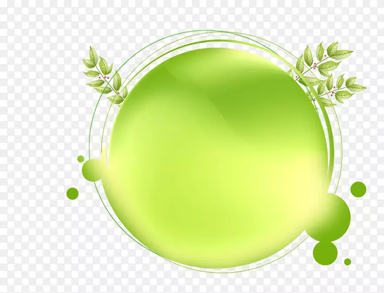 绿色圆壁纸-创意绿色背景