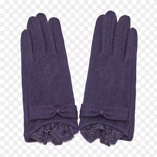 手套紫色谷歌图片-紫色蝴蝶结手套