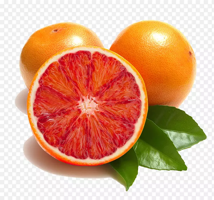 橙汁血橙子葡萄柚新鲜水果血橙汁PNG
