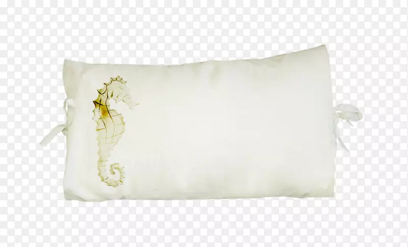 投掷枕头手袋纺织品长方形-白色枕头