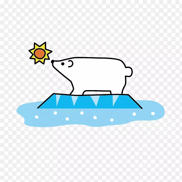 北极北极熊剪贴画-北极熊