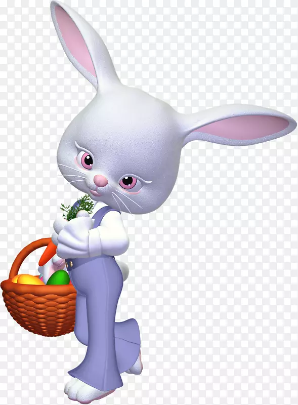 白兔欧洲兔-可爱的小兔子