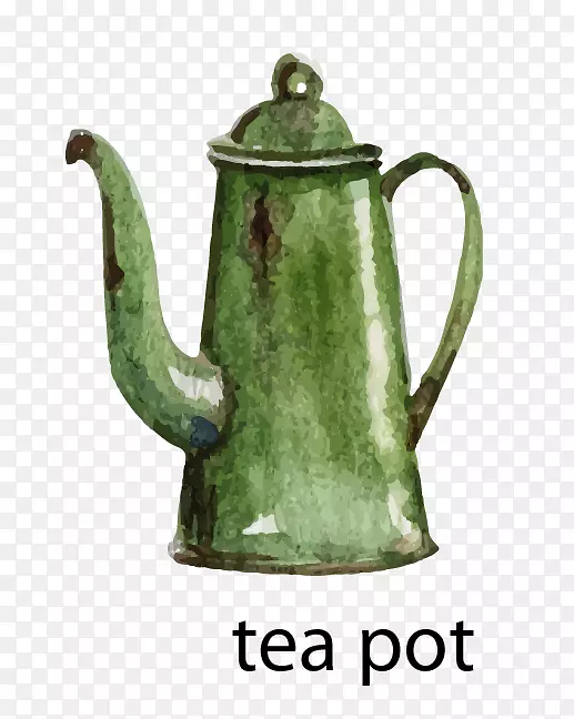 绿茶茶壶水壶