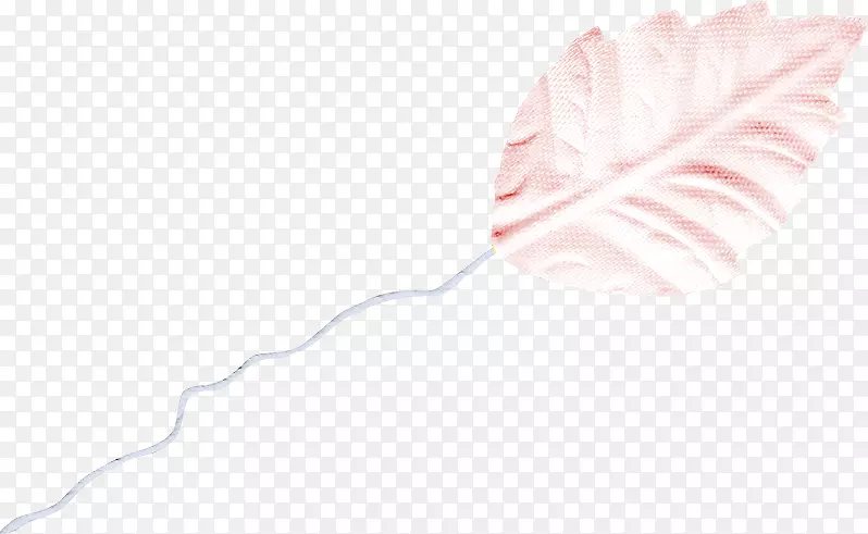 纸花瓣角图案-粉红色叶