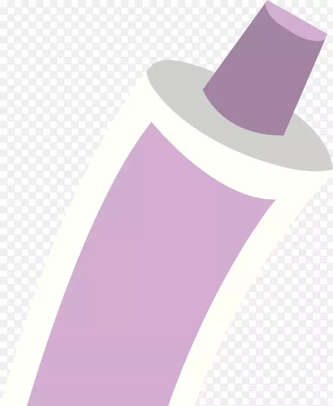 紫表牙膏品牌尼替丁-浅紫色双针