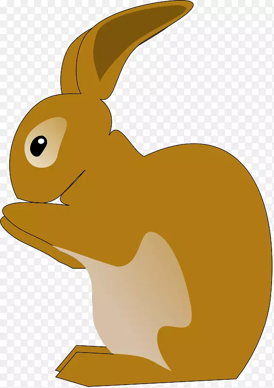 兔子剪贴画-可爱的兔子