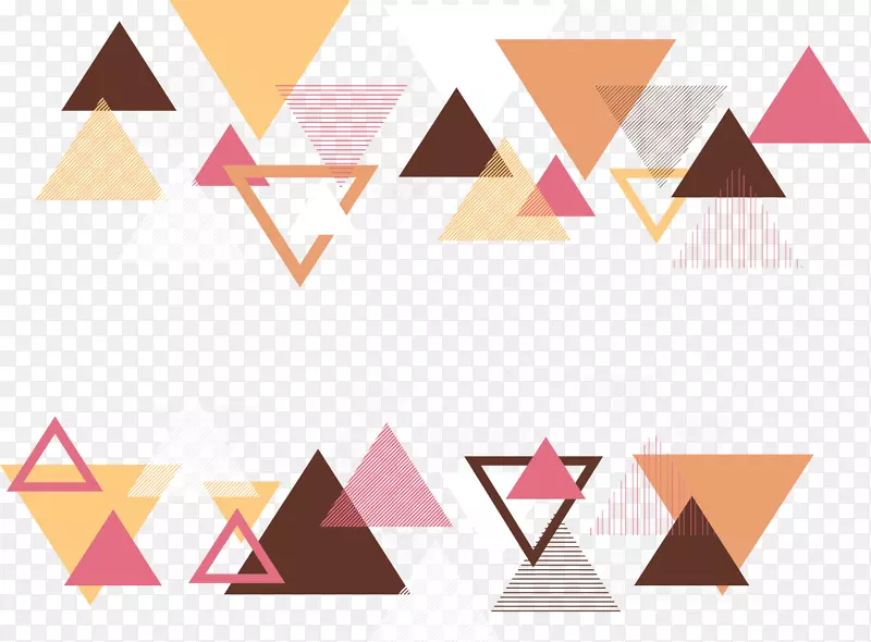 三角几何抽象-抽象几何三角形