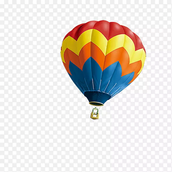热气球广告图标-热气球