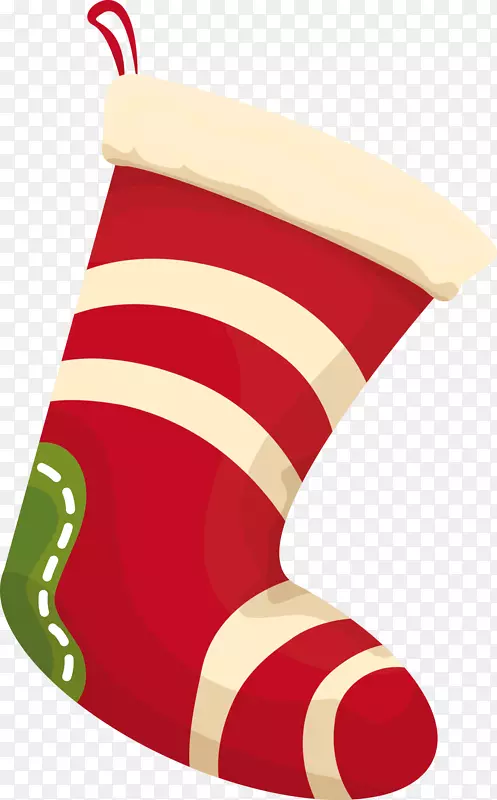 圣诞袜-圣诞红袜子