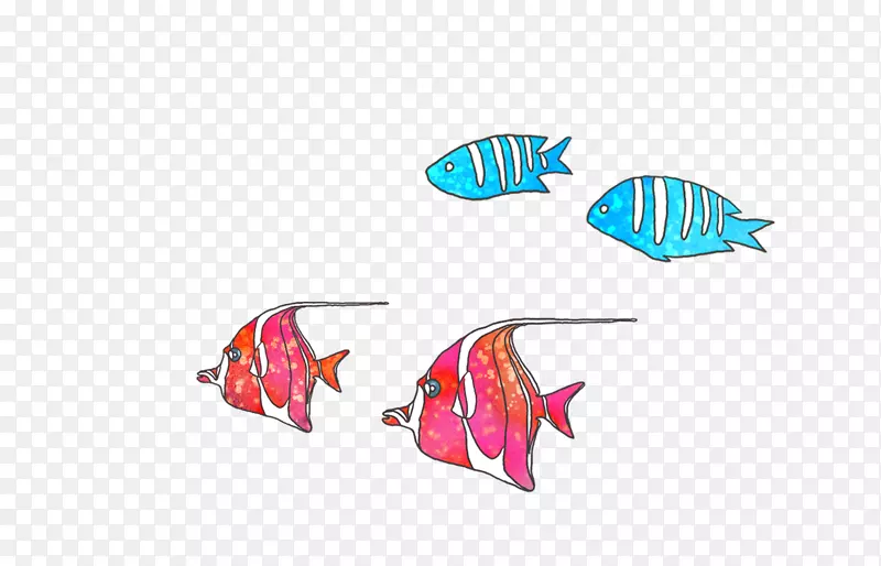 卡通鱼插图-卡通鱼