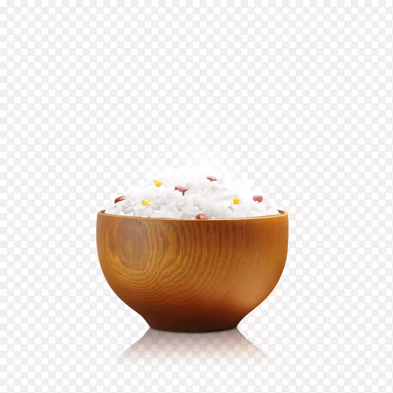 下载图形设计-木碗中的一碗米饭