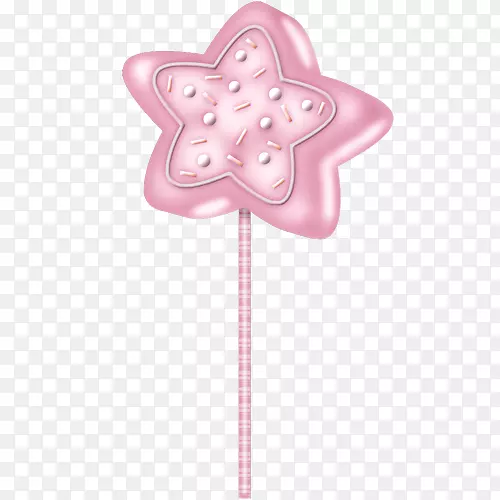 棒棒糖设计师，星形多边形-甜美的风，可爱的星形棒棒糖