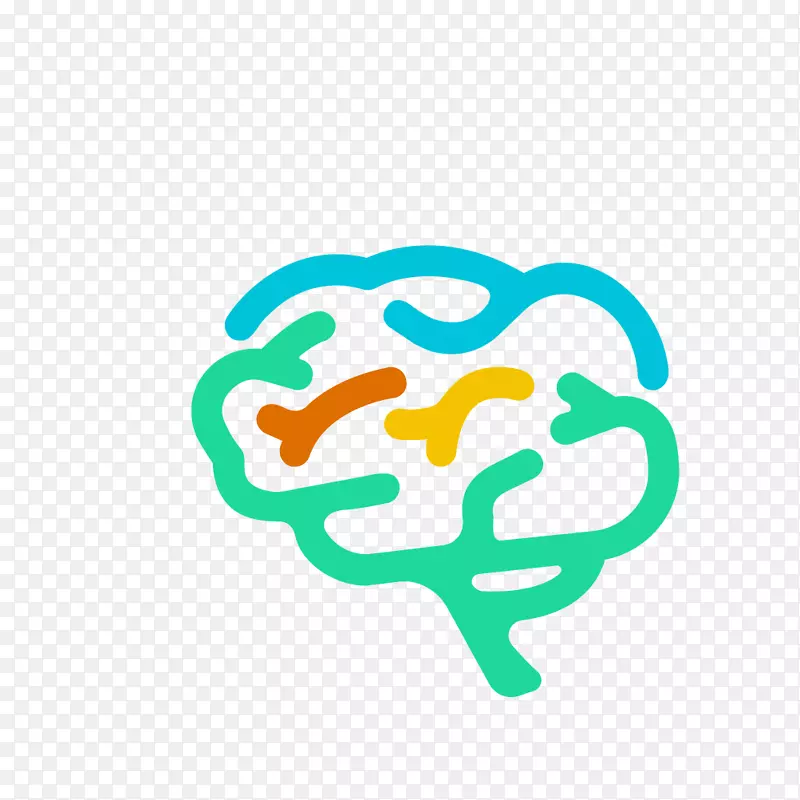 脑图形设计-免费卡通人脑材料